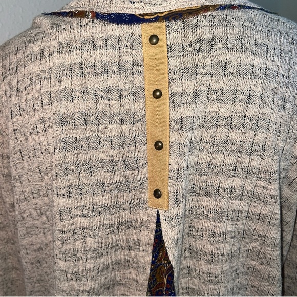 Miss Me Women’s Lace-Like Beaded Cardigan Top Sheer Paisley Insert Large NWOTs - Picture 7 of 14